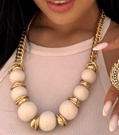 Collana - BE176-C135-WHITE