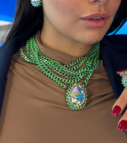 Collana - BE155-C180-GREEN