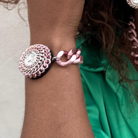 Bracelet - BE151-B90-PINK