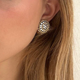 Earrings - BE019-O90-ROUND