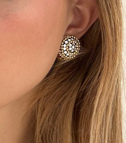 Earrings - BE019-O90-ROUND