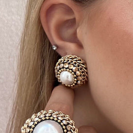 Earrings - BE025-O60-ROUND