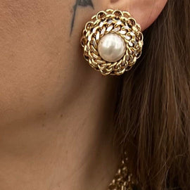 Earrings - BE058-O60-ROUND