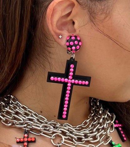 Earrings - BE085-O135-PINK