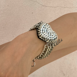 Bracelet - BE102-B120-SILVER