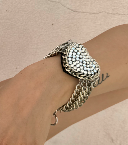 Bracelet - BE102-B120-SILVER