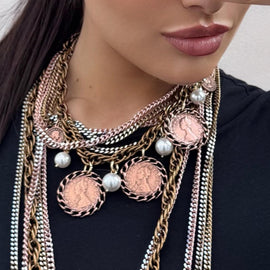 Necklace - BE142-C90-PINKSMALL