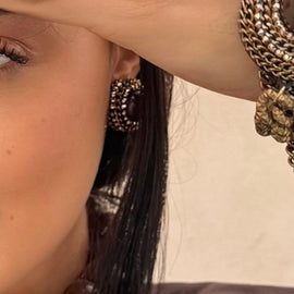 Orecchini - BE232-O75-BROWN