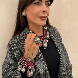 Orecchini - BE233-O90-SILVER