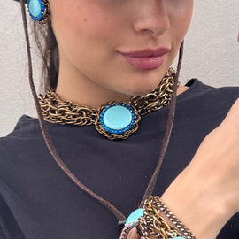 Collana - BE214-C120-AZURE