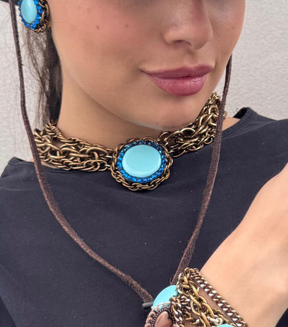 Collana - BE214-C120-AZURE